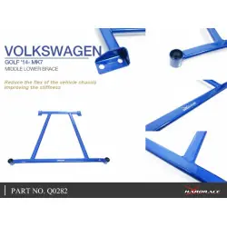 Hardrace Q0282 Middle Lower Brace Volkswagen Golf - 