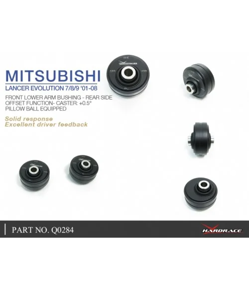 Hardrace Q0284 Front Lower Arm Bushing Mitsubishi Lancer evolution - 
