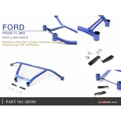 Hardrace Q0286 Rinforzo inferiore posteriore Ford Focus - 