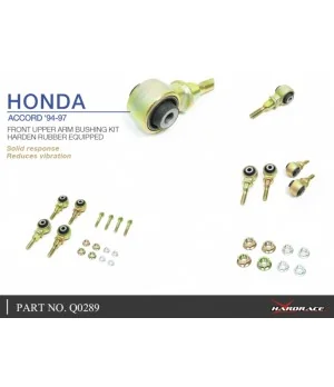 Hardrace Q0289 Front Upper Arm Bushing Kit Honda Accord - 