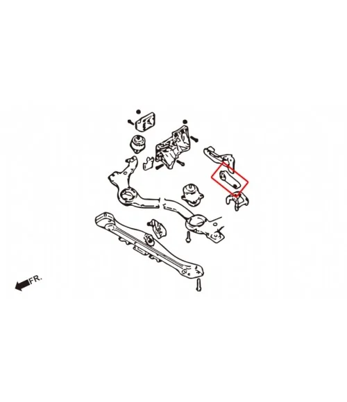 Hardrace Q0293 Tappo motore - lato superiore Porsche Cayenne - 