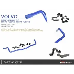 Hardrace Q0298 Barra antirollio anteriore Volvo - 