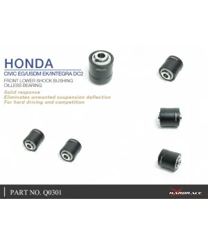 Hardrace Q0301 Front Lower Shock Bushing Honda - 