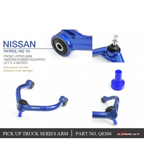 Hardrace Q0304 Front Upper Arm Nissan Patrol - 
