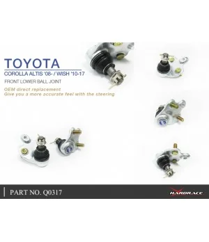 Hardrace Q0317 Front Lower Ball Joint Lexus, Scion, Toyota - 