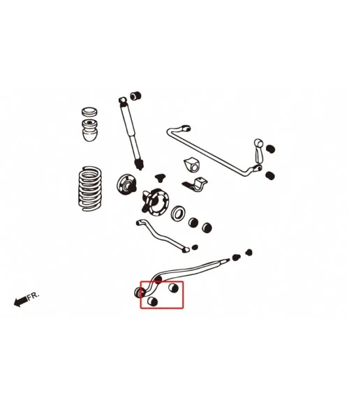 Hardrace Q0324 Front Arm Bushing Mercedes-Benz G-class - 