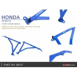 Hardrace Q0333 Front Fender Brace Honda Fit - 