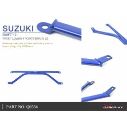 Hardrace Q0336 Front Lower 4 Points Brace Suzuki Baleno, Swift - 