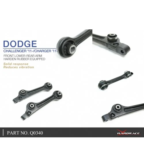 Hardrace Q0340 Front Lower-rear Arm Dodge Challenger, Charger - 