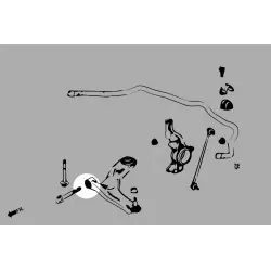 Boccola braccio inferiore anteriore Hardrace Q0342 Honda City, Fit - 