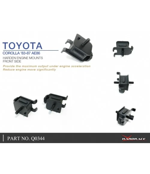 Hardrace Q0344 Supporti motore induriti Toyota 86 - 