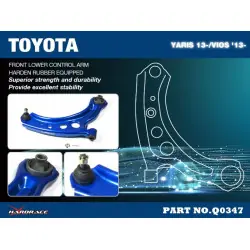 Hardrace Q0347 Braccio oscillante anteriore inferiore Toyota Sienta, Vios, Yaris - 