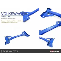 Hardrace Q0350 Middle Lower Brace Skoda Kodiaq, Volkswagen Golf - 
