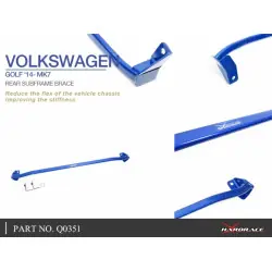Hardrace Q0351 Supporto sottotelaio posteriore Volkswagen Golf - 