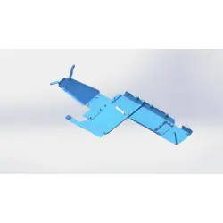 Hardrace Q0361 Skid Plate Jeep Wrangler unlimited - 