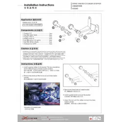 Hardrace Q0363 Brake Master Cylinder Stopper Honda Civic - 