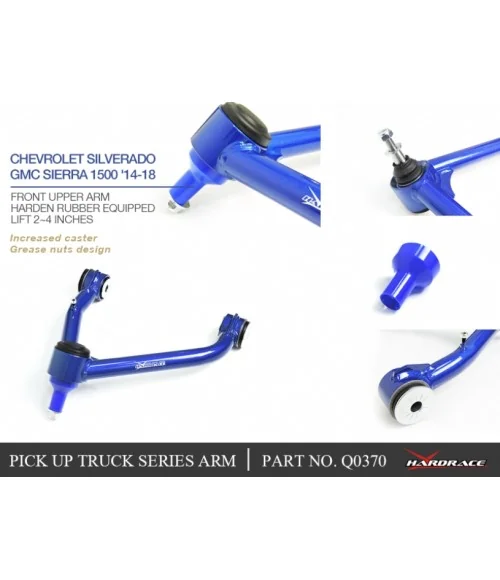 Hardrace Q0370 Front Upper Arm Chevrolet Silverado, Gmc Sierra - 
