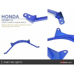 Hardrace Q0375 Front Lower 4 Points Brace Honda. Odyssey jdm - 