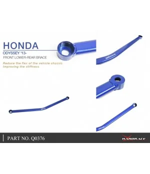 Hardrace Q0376 Front Lower-rear Brace Honda. Odyssey jdm - 