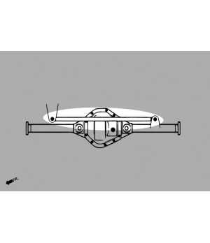 Hardrace Q0386 Front Panhard Rod Suzuki Jimny - 
