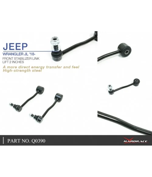 Hardrace Q0390 Front Stabilizer Link Jeep Gladiator, Wrangler, Wrangler unlimited - 