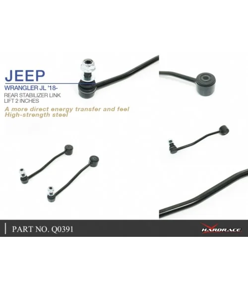 Hardrace Q0391 Rear Stabilizer Link Jeep Wrangler, Wrangler unlimited - 