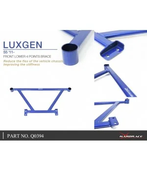 Hardrace Q0394 Front Lower 4 Points Brace Luxgen S5, U6 - 