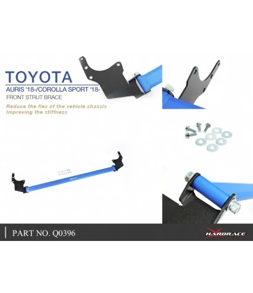 Hardrace Q0396 Front Strut Brace Toyota Corolla/altis/auris - 