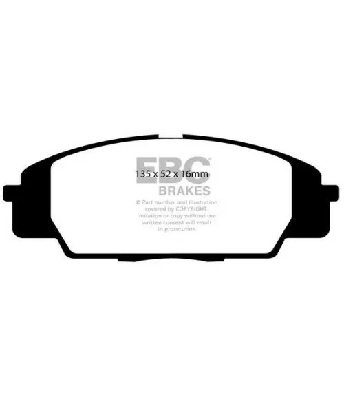 EBC Redstuff DP31254C Pastiglie Anteriori (Honda S2000 99-09) - 