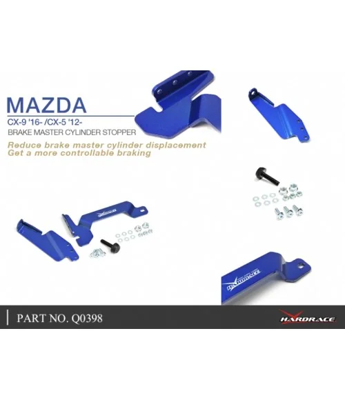 Hardrace Q0398 Brake Master Cylinder Stopper Mazda CX-5, CX-9 - 