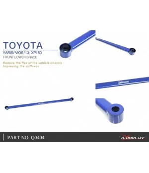 Hardrace Q0404 Front Lower Brace Toyota Yaris - 