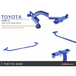Hardrace Q0406 Supporto sottotelaio posteriore Toyota Vios, Yaris - 
