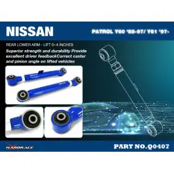 Hardrace Q0407 Braccio posteriore superiore Nissan Patrol - 