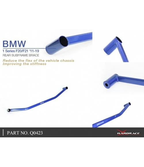 Hardrace Q0423 Rear Subframe Brace Bmw 1 Series - 