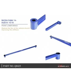 Hardrace Q0425 Front Lower Brace Audi A1, Skoda Fabia - 