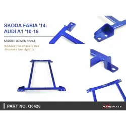 Hardrace Q0426 Middle Lower Brace Audi A1, Skoda Fabia - 