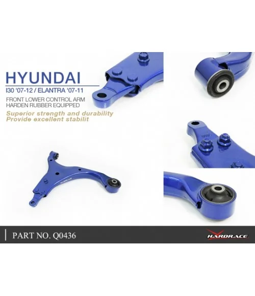 Hardrace Q0436 Front Lower Control Arm Hyundai I-30 - 