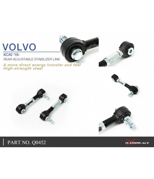 Hardrace Q0452 Rear Adj. Stabilizer Link Volvo XC40 - 
