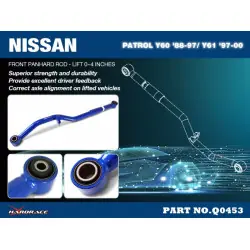 Hardrace Q0453 Asta Panhard anteriore Nissan Patrol - 