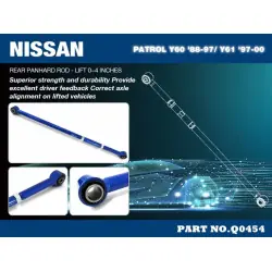 Hardrace Q0454 Rear Panhard Rod Nissan Patrol - 