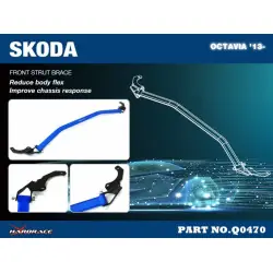 Hardrace Q0470 Front Strut Brace Skoda Octavia - 