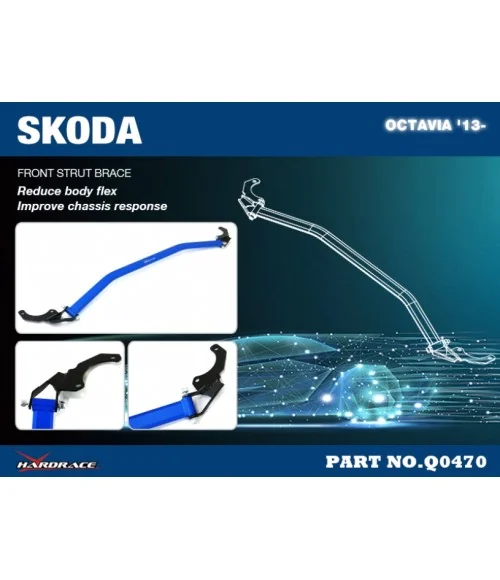 Hardrace Q0470 Front Strut Brace Skoda Octavia - 