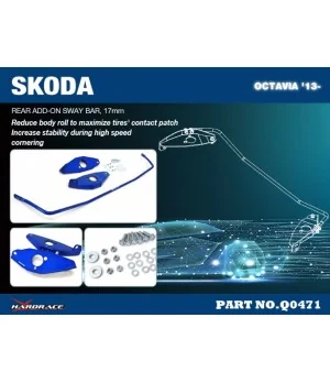 Hardrace Q0471 Rear Add On Sway Bar Skoda Octavia - 