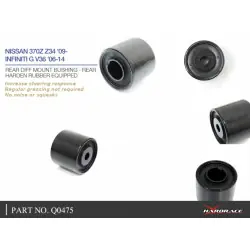 Hardrace Q0475 Rear Diff Mount Bushing Infiniti G series, Nissan Skyline, Z-series - 