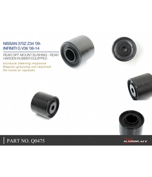 Hardrace Q0475 Rear Diff Mount Bushing Infiniti G series, Nissan Skyline, Z-series - 