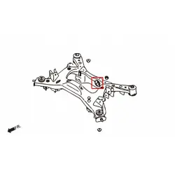 Boccola di montaggio del differenziale posteriore Hardrace Q0475 per Infiniti serie G, Nissan Skyline, serie Z - 