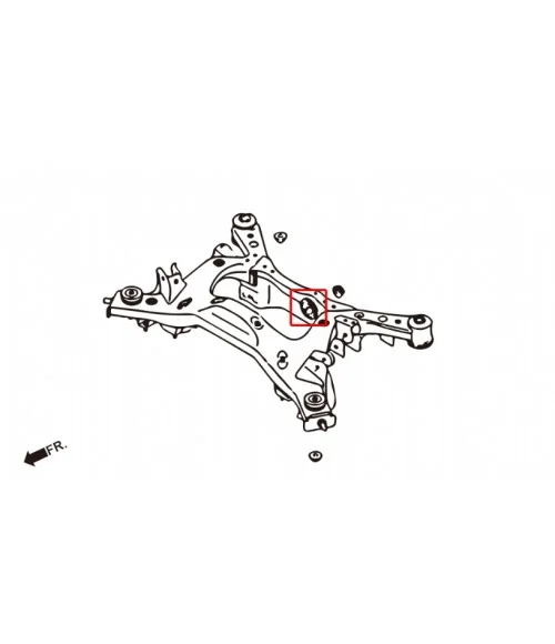 Hardrace Q0475 Rear Diff Mount Bushing Infiniti G series, Nissan Skyline, Z-series - 