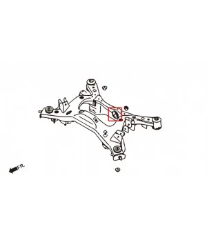 Hardrace Q0475 Rear Diff Mount Bushing Infiniti G series, Nissan Skyline, Z-series - 