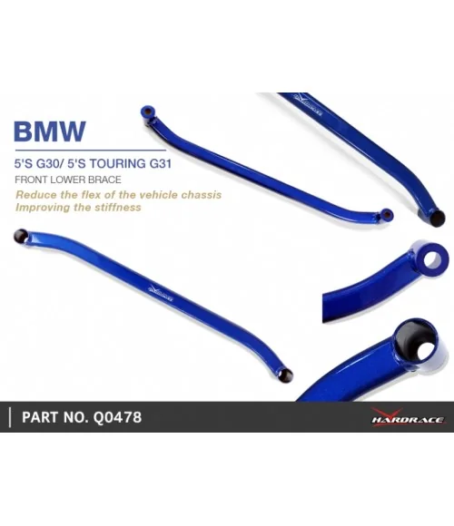 Hardrace Q0478 Front Lower Brace Bmw 5 Series - 