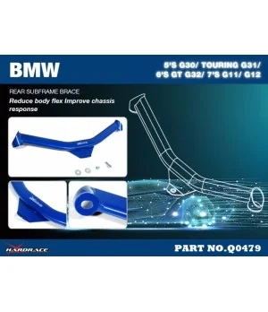 Hardrace Q0479 Rear Subframe Brace Bmw 5 Series, 6 Series, 7 Series - 